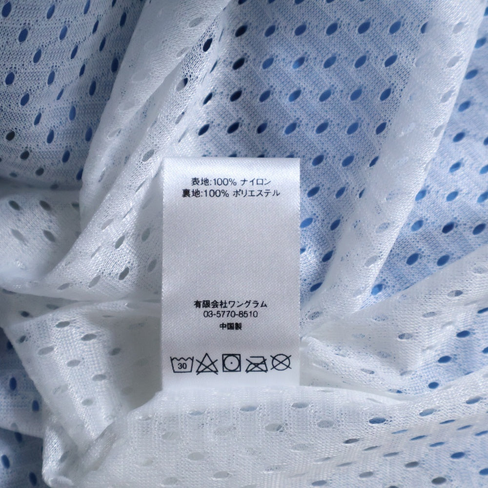 SUPREME(シュプリーム) 17SS Checkered Nylon Hooded Pullover チェック ナイロン プルオーバーパーカーフーディ ブルー