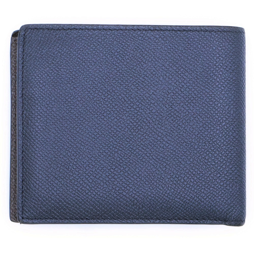 GIVENCHY(ジバンシィ) 4CC COIN POCKET GUNMETAL WALLET 二つ折り財布 ネイビー
