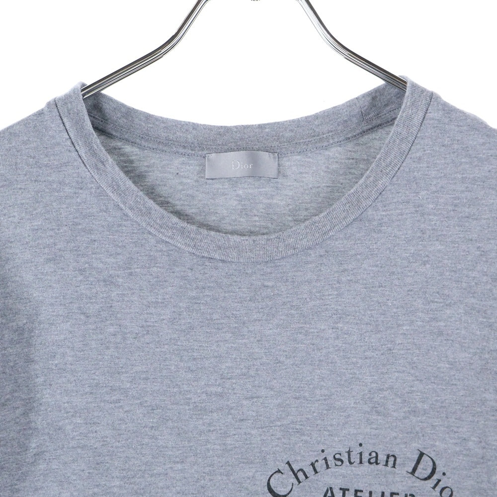 Dior HOMME(ディオールオム) Atelier Printed Tee アトリエ プリント Tシャツ カットソー グレー 863J621I2712