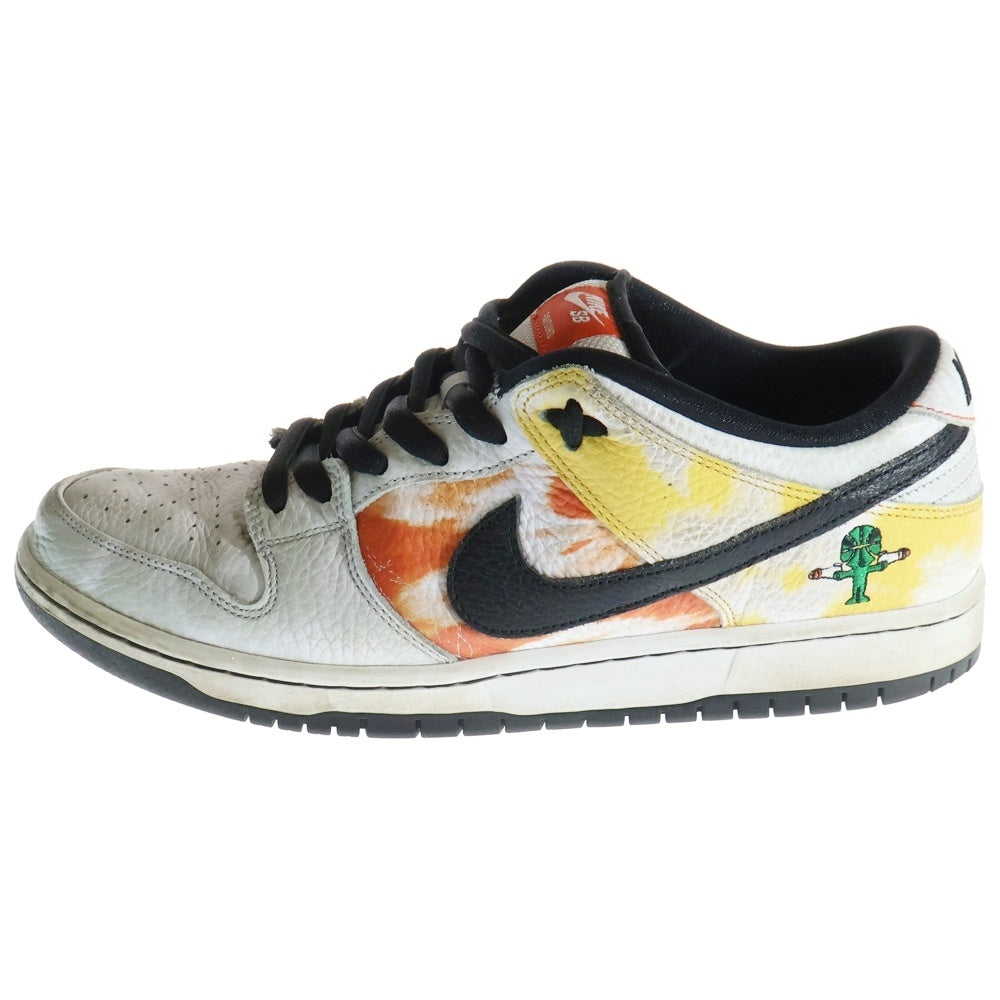 NIKE(ナイキ) SB DUNK LOW PRO QS RAYGUN WHITE ダンクロープロ レイガン ローカットスニーカー ホワイト US9.5/27.5cm BQ6832-101