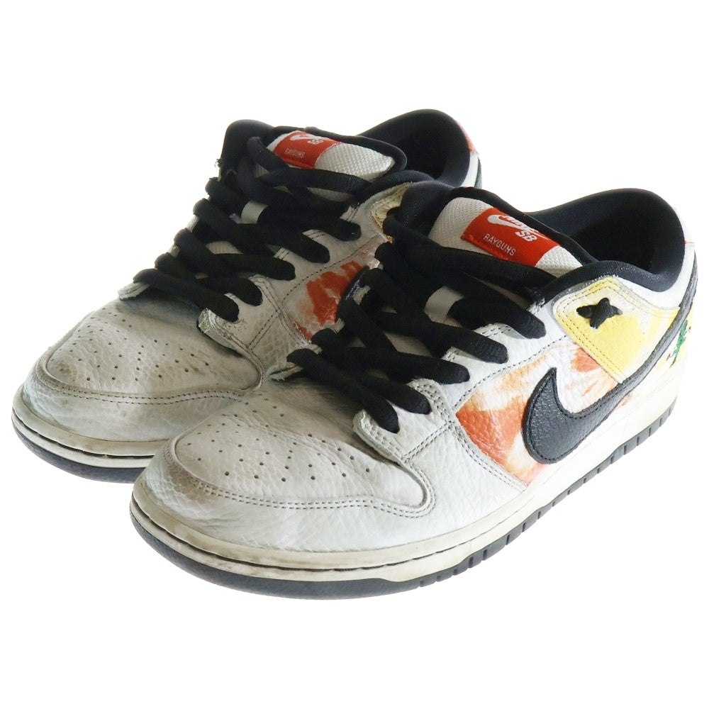 NIKE(ナイキ) SB DUNK LOW PRO QS RAYGUN WHITE ダンクロープロ レイガン ローカットスニーカー ホワイト US9.5/27.5cm BQ6832-101