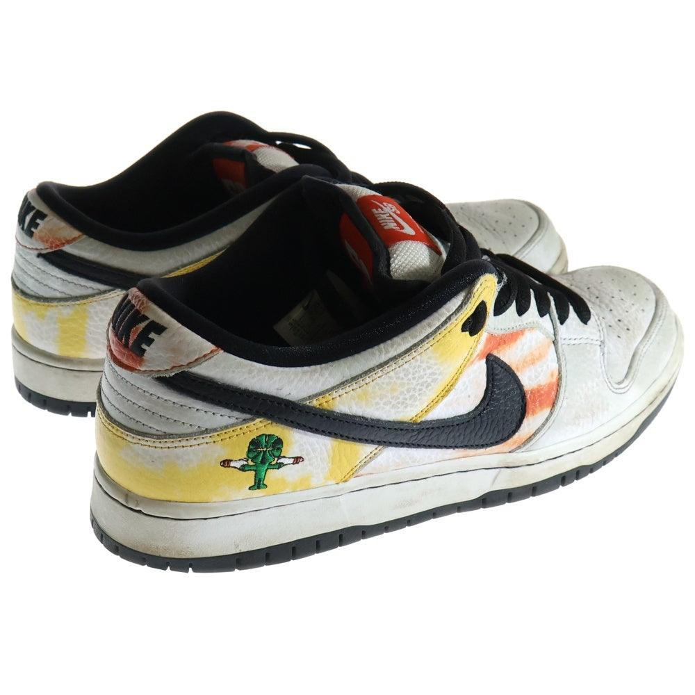 NIKE(ナイキ) SB DUNK LOW PRO QS RAYGUN WHITE ダンクロープロ レイガン ローカットスニーカー ホワイト US9.5/27.5cm BQ6832-101