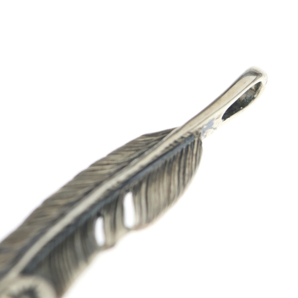 ARIZONA FREEDOM(アリゾナフリーダム) T-11a SV プレーンフェザー 左向き 40mm ペンダントトップ シルバー