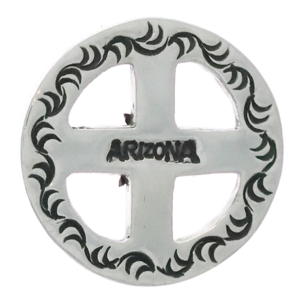 ARIZONA FREEDOM(アリゾナフリーダム) T-118b 太陽神付き 両面唐草 SVホイール 20mm ペンダントトップ シルバー
