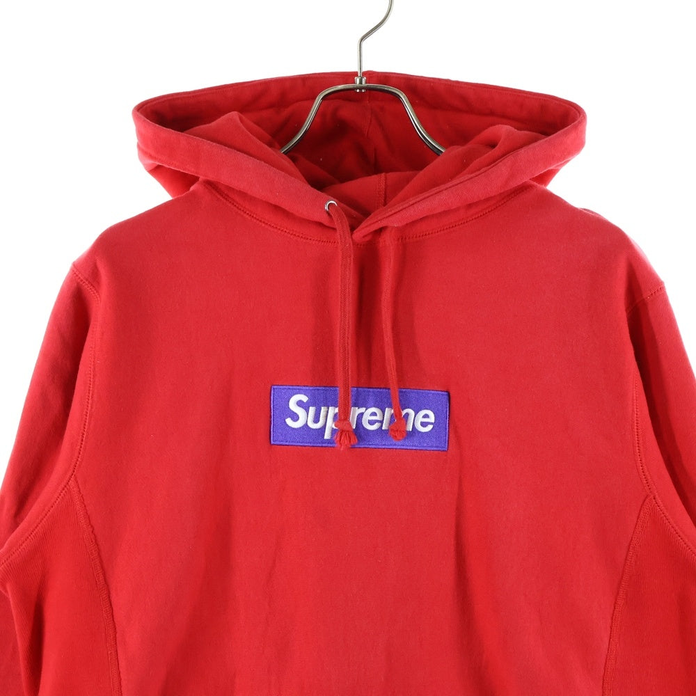 SUPREME(シュプリーム) 17AW Box Logo Hooded Sweatshirt ボックスロゴ スウェット プルオーバーパーカー フーディ レッド