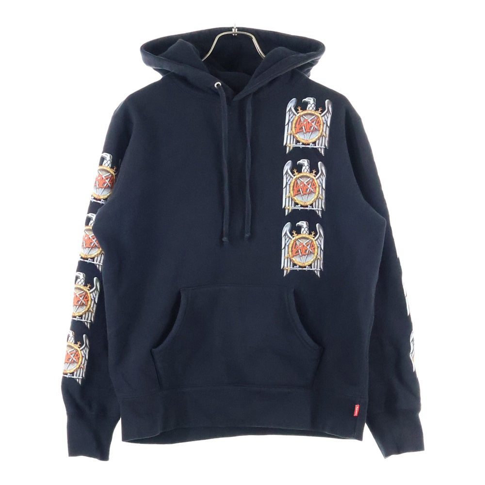 SUPREME(シュプリーム) 16AW Slayer Eagle Hooded Sweatshirt スレイヤー イーグル プルオーバーパーカー フーディー ブラック