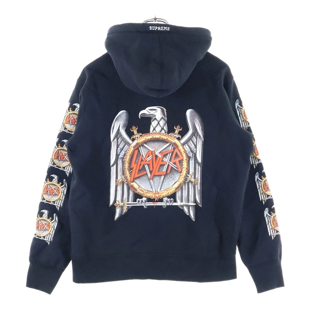 SUPREME(シュプリーム) 16AW Slayer Eagle Hooded Sweatshirt スレイヤー イーグル プルオーバーパーカー フーディー ブラック