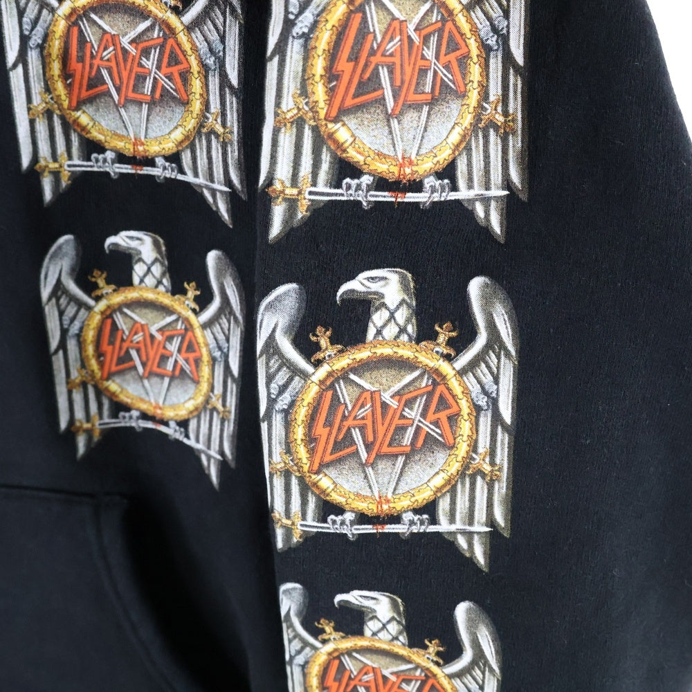SUPREME(シュプリーム) 16AW Slayer Eagle Hooded Sweatshirt スレイヤー イーグル プルオーバーパーカー フーディー ブラック