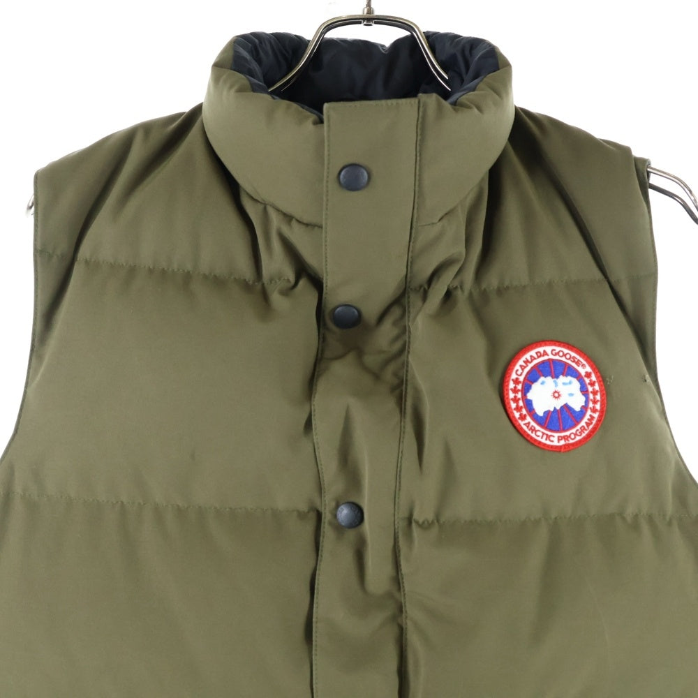 CANADA GOOSE(カナダグース) Freestyle Crew Vest フリースタイルクルーベスト ダウンベスト カーキ 68F8490