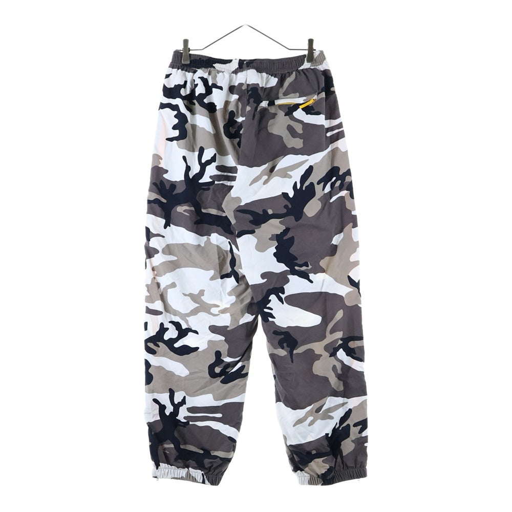 SUPREME(シュプリーム) 25SS Contrast Zip Warm Up Pants コントラスト ジップ ウォームアップ パンツ スノーカモ ブラック/グレー