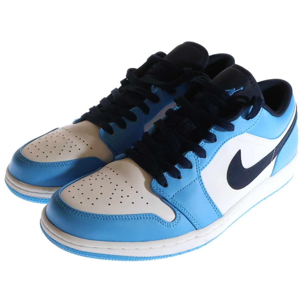 NIKE(ナイキ) AIR JORDAN 1 LOW UNIVERSITY BLUE エアジョーダン1 ユニバーシティ ブルー ローカットスニーカー 553558-144 ブルー/ホワイト US11/29.0cm
