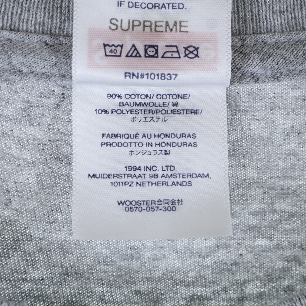 SUPREME(シュプリーム) 24AW Snow White Tee スノーホワイト 白雪姫プリント クルーネック 半袖Tシャツ カットソー グレー