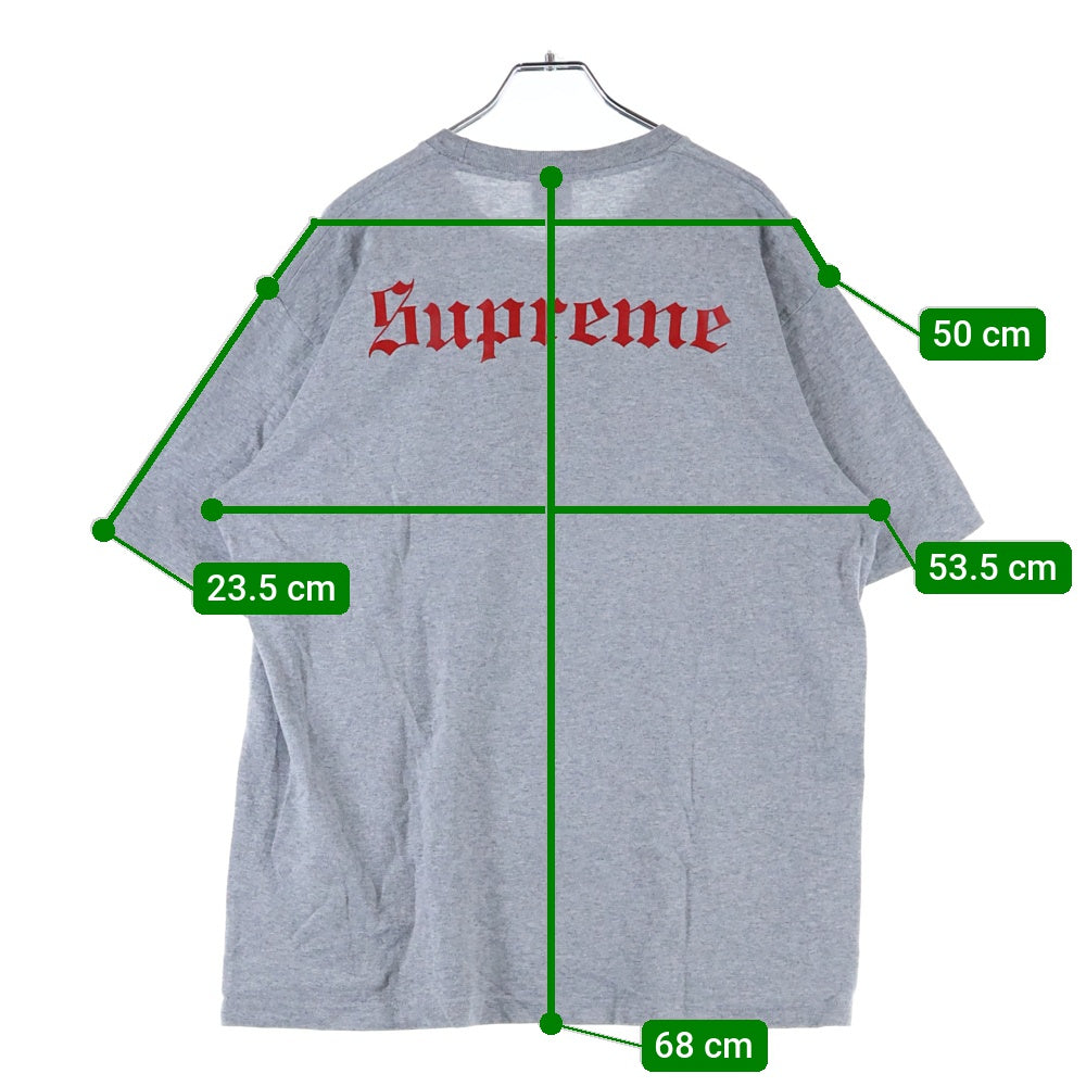 SUPREME(シュプリーム) 24AW Snow White Tee スノーホワイト 白雪姫プリント クルーネック 半袖Tシャツ カットソー グレー
