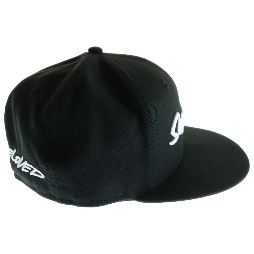 SUPREME(シュプリーム) 24SS ×NEW ERA Futura Cap ニューエラ フーチュラ ロゴ刺繍 6パネル ベースボールキャップ 帽子 ブラック