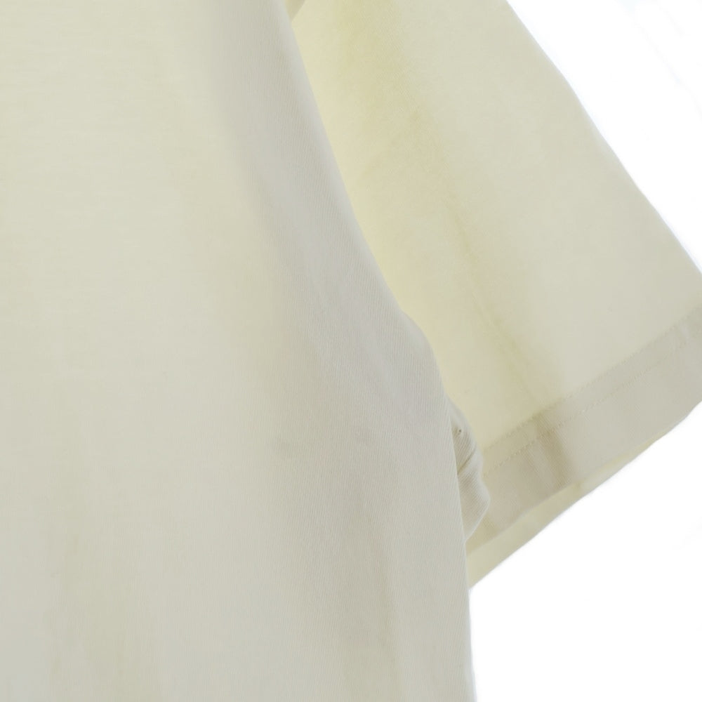 KITH(キス) フラワープリント フロントロゴ クルーネック 半袖Tシャツ カットソー ホワイト 21-071-060-0026-2-0