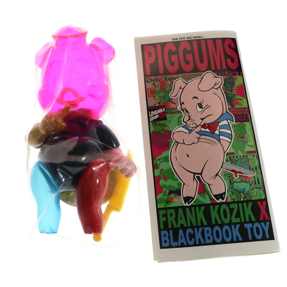 NO BRAND(ノーブランド) 【BlackBook Toy】 2021 × Frank Kozik Crazy Mixed Parts Piggums フランク・コジック クレイジーミックスドパーツ 第三弾 ピグマス ソフビ フィギュア