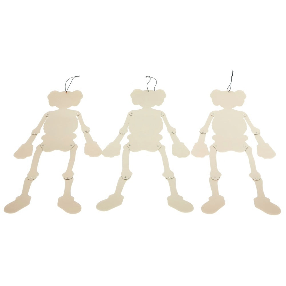Original Fake(オリジナルフェイク) 21AW × KAWS HALLOWEEN SKELETON BOARD CUTOUT ORNAMENT カウズ ハロウィン限定 スケルトン ボード カットアウト オーナメント オレンジ