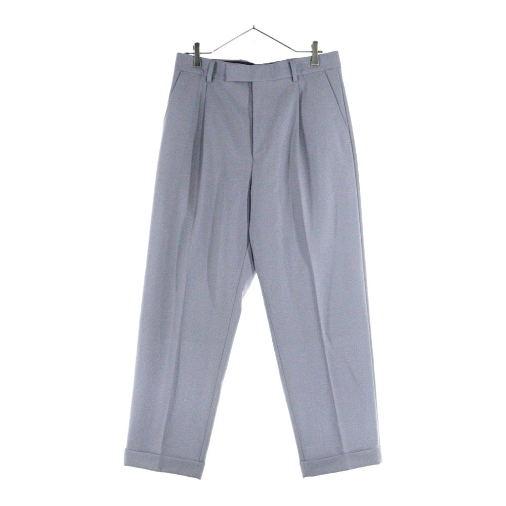 WACKO MARIA(ワコマリア) × DORMEUIL PLEATED TROUSERS ドーメル プリーツ トラウザー スラックスパンツ グレー