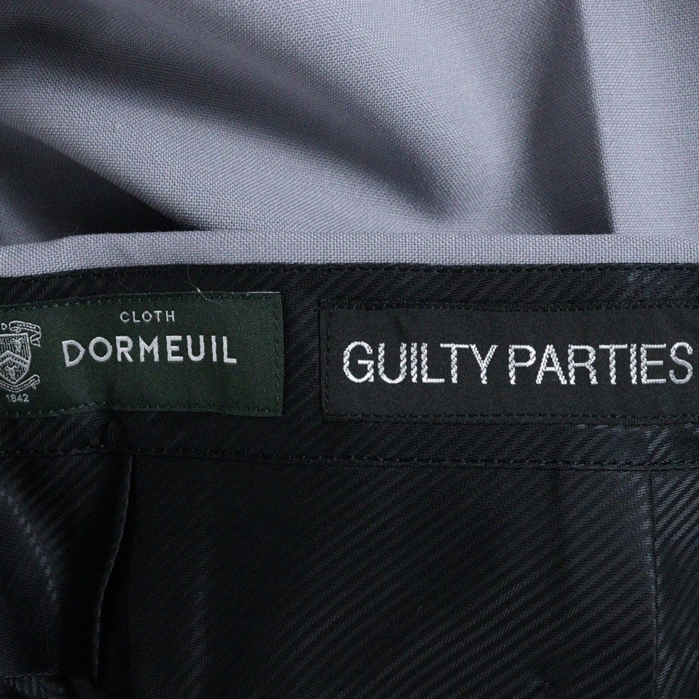 WACKO MARIA(ワコマリア) × DORMEUIL PLEATED TROUSERS ドーメル プリーツ トラウザー スラックスパンツ グレー
