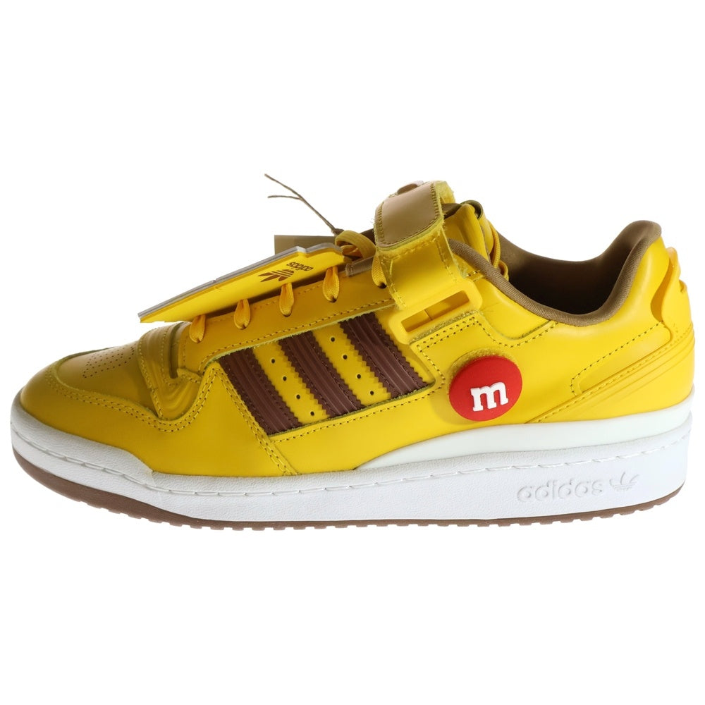 adidas(アディダス) ×M&MS FORUM LOW エムアンドエムズ フォーラム ローカットスニーカー イエロー US8.5/26.5cm GY1179