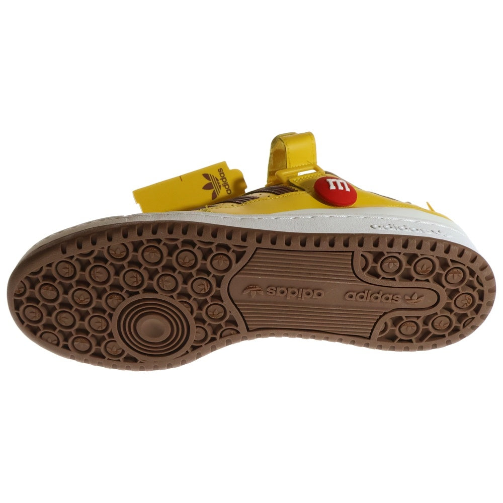 adidas(アディダス) ×M&MS FORUM LOW エムアンドエムズ フォーラム ローカットスニーカー イエロー US8.5/26.5cm GY1179