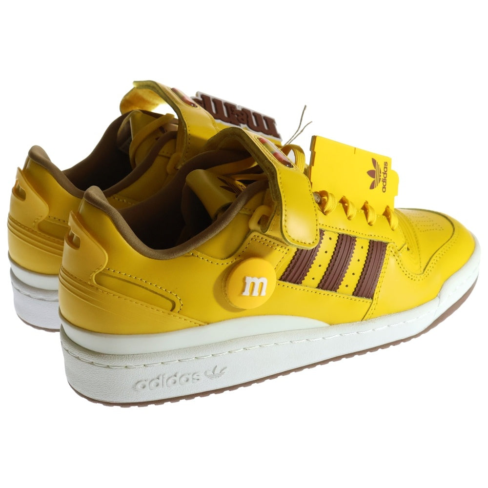 adidas(アディダス) ×M&MS FORUM LOW エムアンドエムズ フォーラム ローカットスニーカー イエロー US8.5/26.5cm GY1179