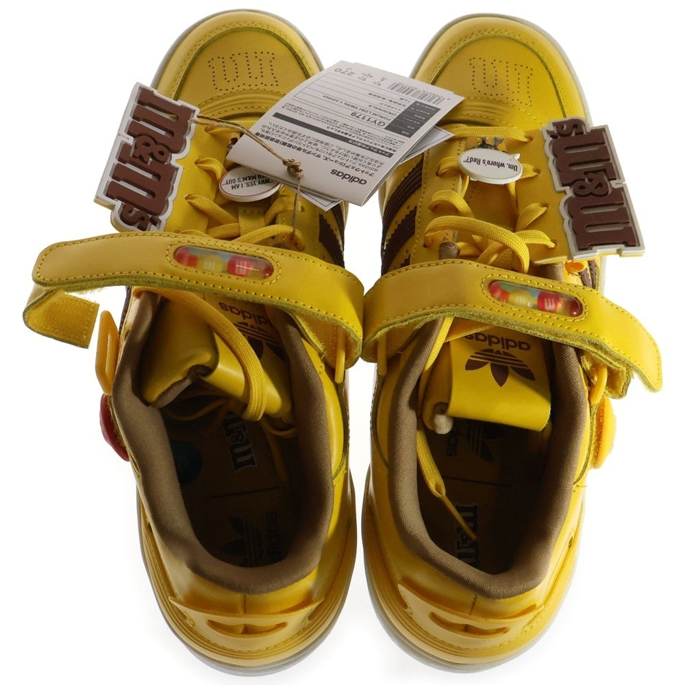 adidas(アディダス) ×M&MS FORUM LOW エムアンドエムズ フォーラム ローカットスニーカー イエロー US8.5/26.5cm GY1179