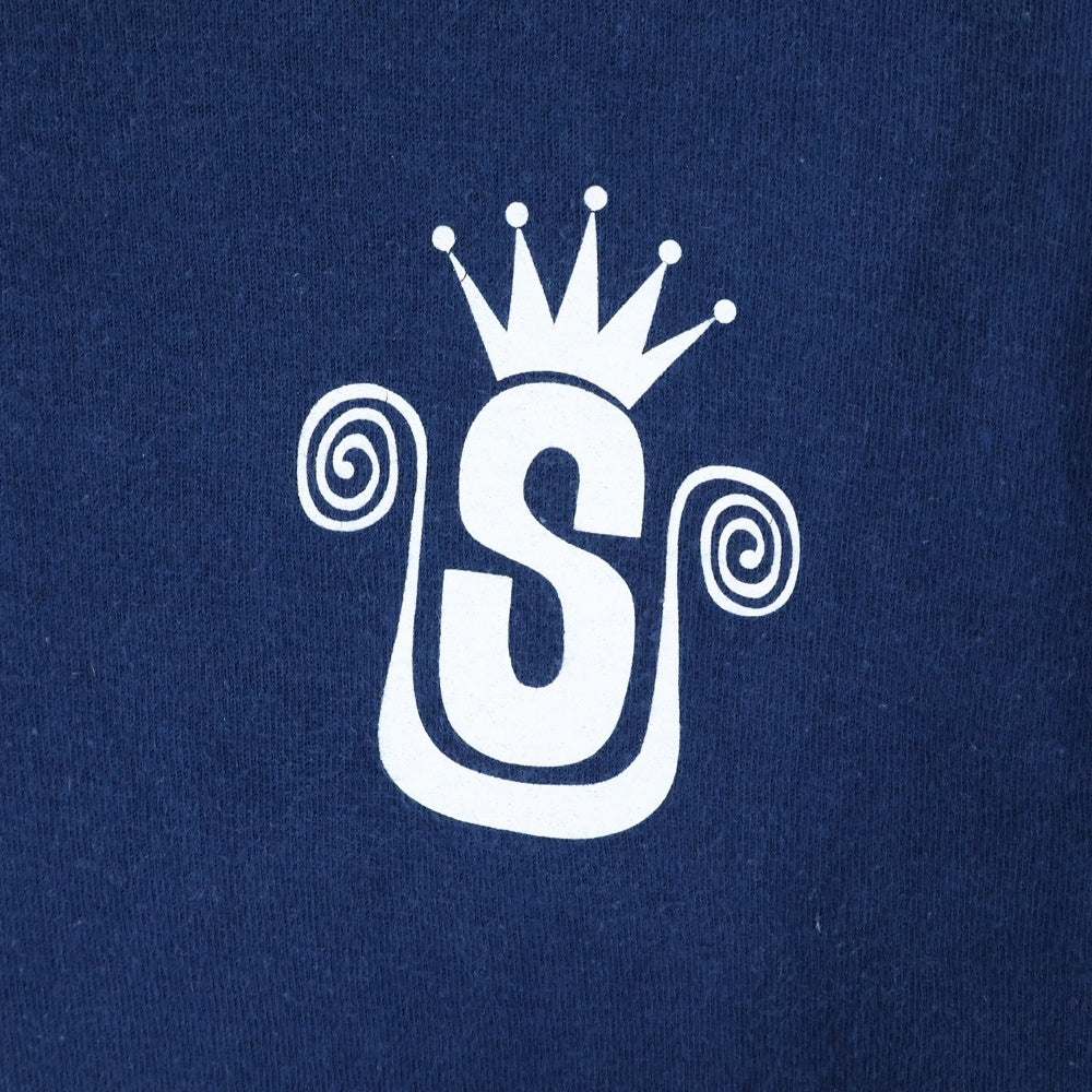 STUSSY(ステューシー) ラスタ プリント カットソー 半袖 Tシャツ ネイビー