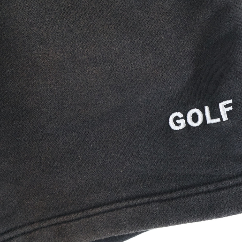 GOLF WANG(ゴルフワン) BASIC LOGO SWEATSHORTS ベーシック ロゴ スウェット ショーツ ブラック