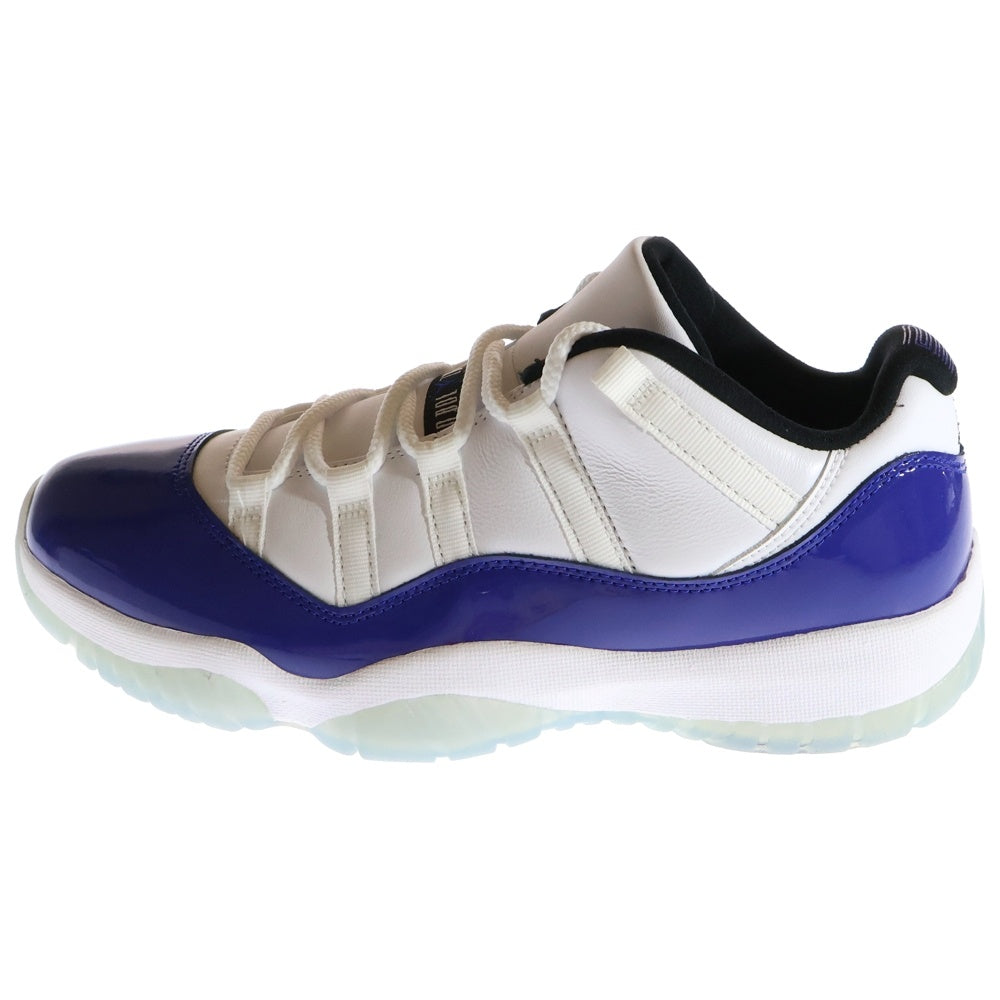 NIKE(ナイキ) WMNS AIR JORDAN RETRO 11 LOW エアジョーダンレトロ11 ローカットスニーカー ホワイト/ブルー US10.5/27.5cm AH7860-100