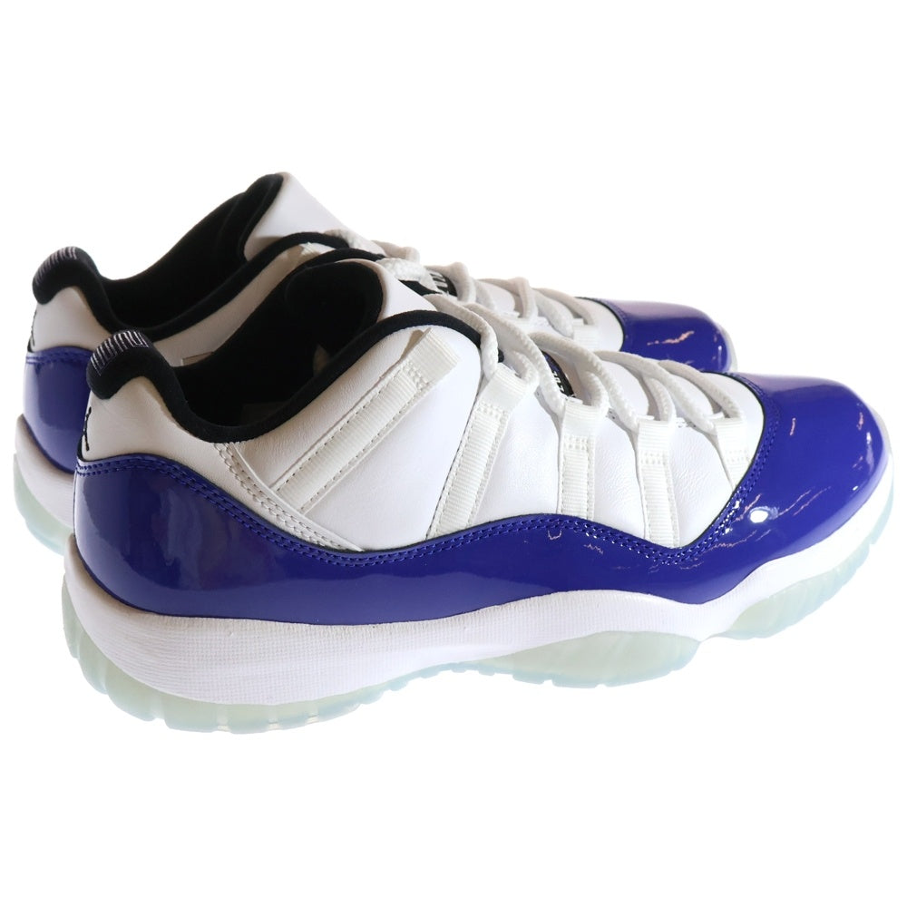NIKE(ナイキ) WMNS AIR JORDAN RETRO 11 LOW エアジョーダンレトロ11 ローカットスニーカー ホワイト/ブルー US10.5/27.5cm AH7860-100
