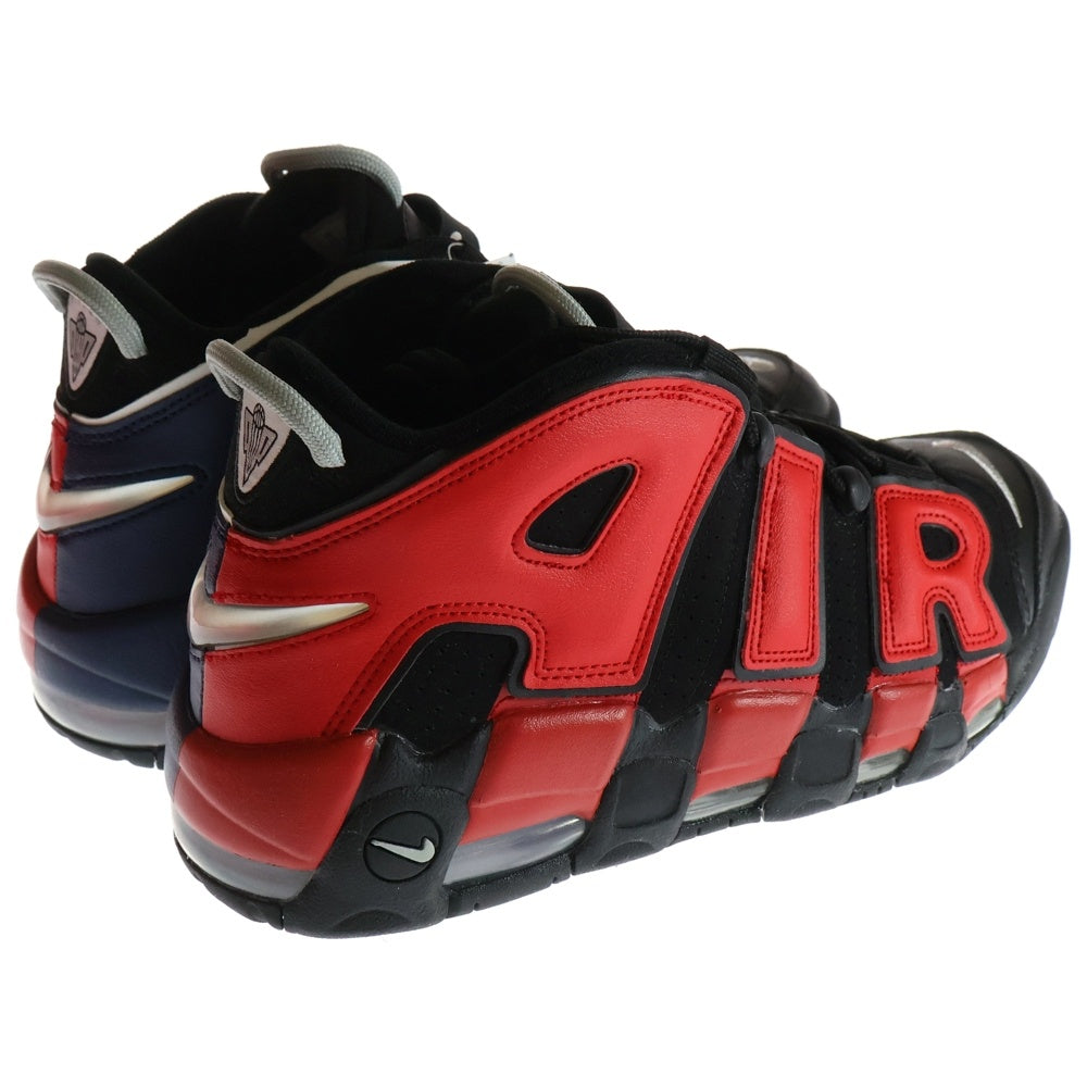 NIKE(ナイキ) AIR MORE UPTEMPO 96 エアモアアップテンポ ハイカットスニーカー ブラック/レッド/ネイビー US10/28cm DJ4400-001