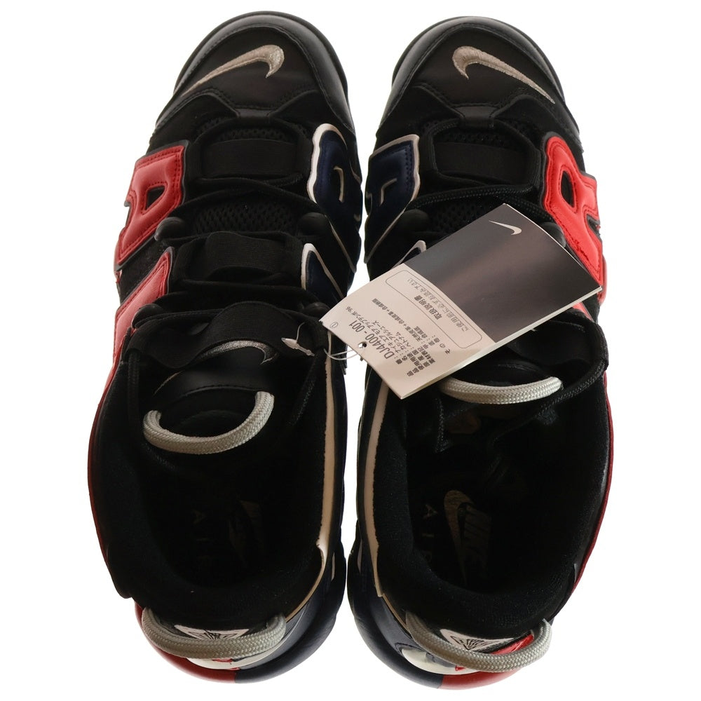 NIKE(ナイキ) AIR MORE UPTEMPO 96 エアモアアップテンポ ハイカットスニーカー ブラック/レッド/ネイビー US10/28cm DJ4400-001