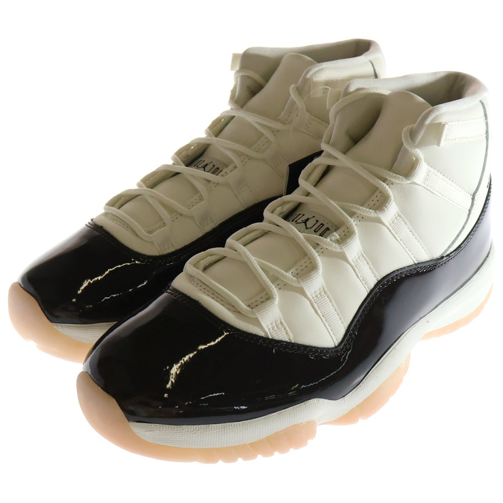 NIKE(ナイキ) WMNS AIR JORDAN11 Retro Neapolitan ウィメンズ エアジョーダン11 ナポリタン ハイカットスニーカー ホワイト/ブラウン US11.5/28.5cm AR0715-101