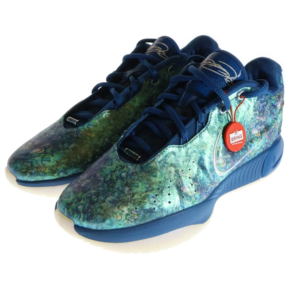 NIKE(ナイキ) LeBron 21 Abalone レブロン アバロン ローカットスニーカー US10/28cm ブルー FN0709-400