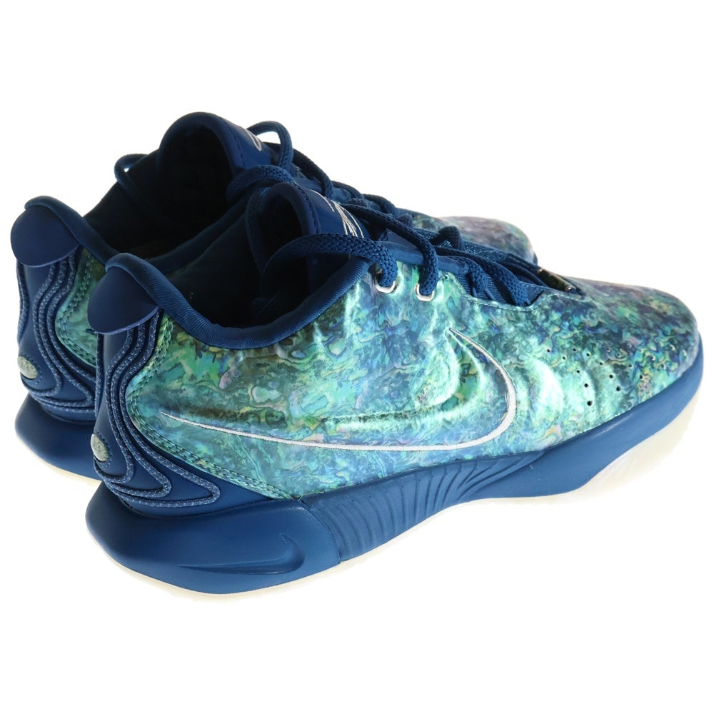 NIKE(ナイキ) LeBron 21 Abalone レブロン アバロン ローカットスニーカー US10/28cm ブルー FN0709-400