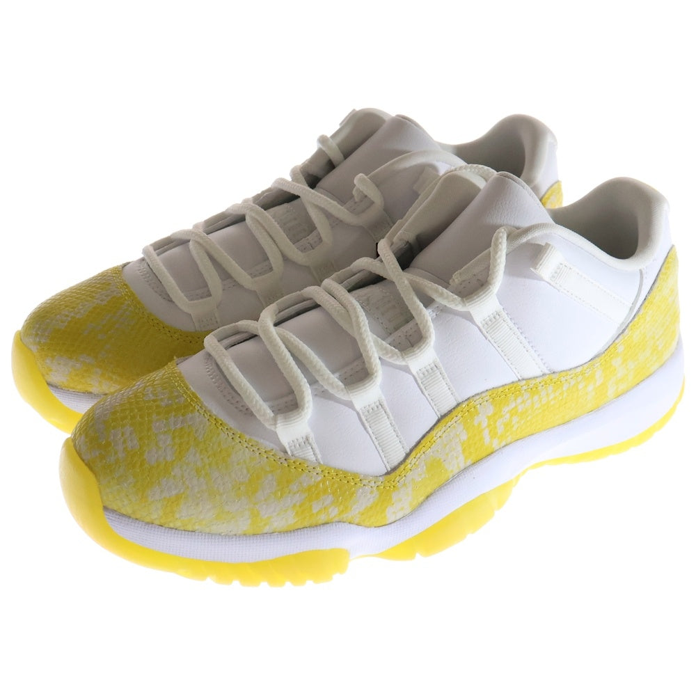 NIKE(ナイキ) WMNS AIR JORDAN 11 RETRO LOW エアジョーダン レトロローカットスニーカー US12/29cm イエロー AH7860-107