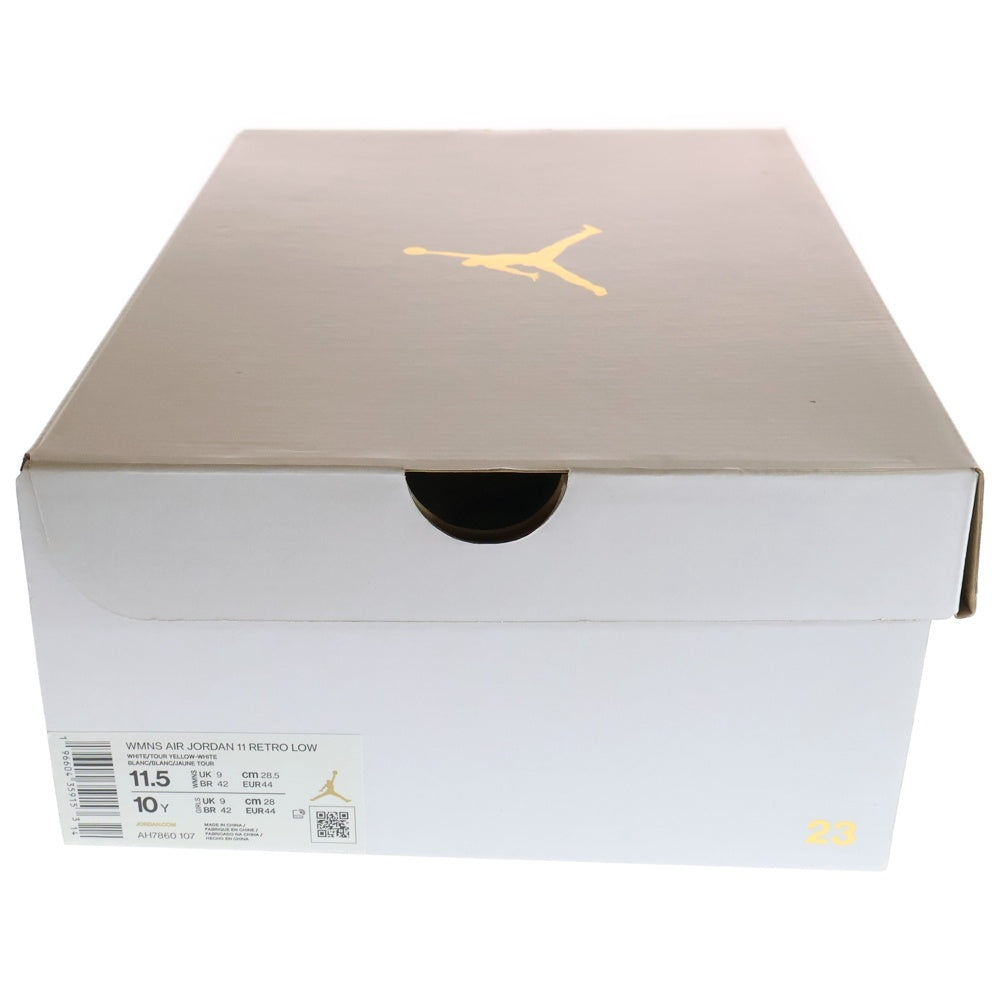 NIKE(ナイキ) WMNS AIR JORDAN 11 RETRO LOW エアジョーダン レトロローカットスニーカー US12/29cm イエロー AH7860-107