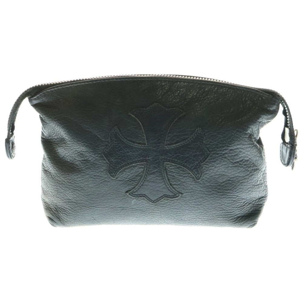 CHROME HEARTS(クロムハーツ) INSANITY CH PLS インサニティ CHプラスパッチレザーポーチ ブラック