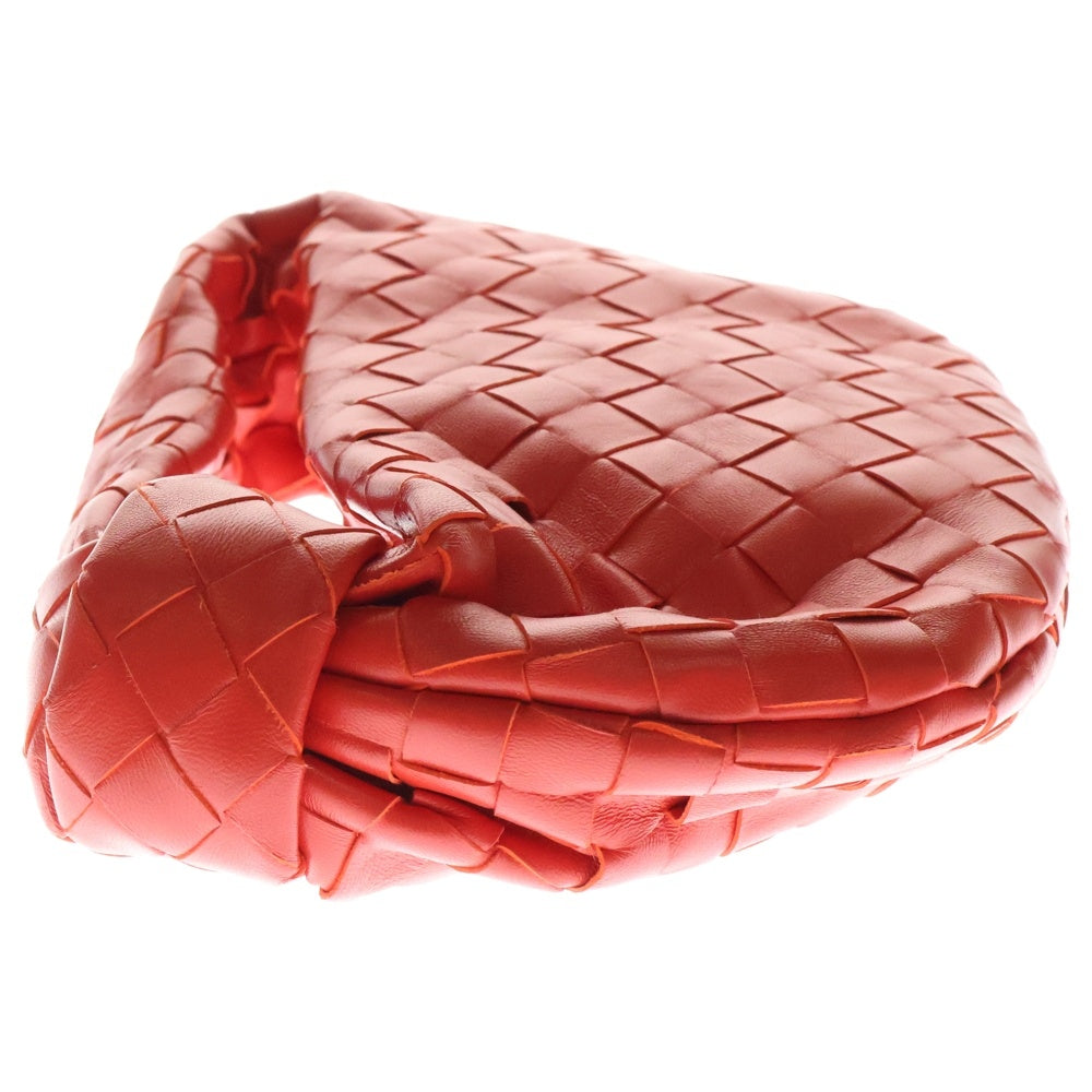 BOTTEGA VENETA(ボッテガヴェネタ) ミニ ジョディ レザー イントレチャート ハンドバッグ レッド レディース 651876