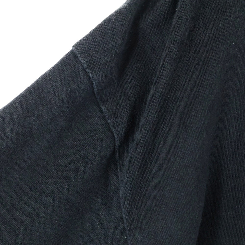 AAPE BY A BATHING APE(エーエイプバイアベイシングエイプ) 両面 ロゴ プリント ロングスリーブ 長袖シャツ ブラック