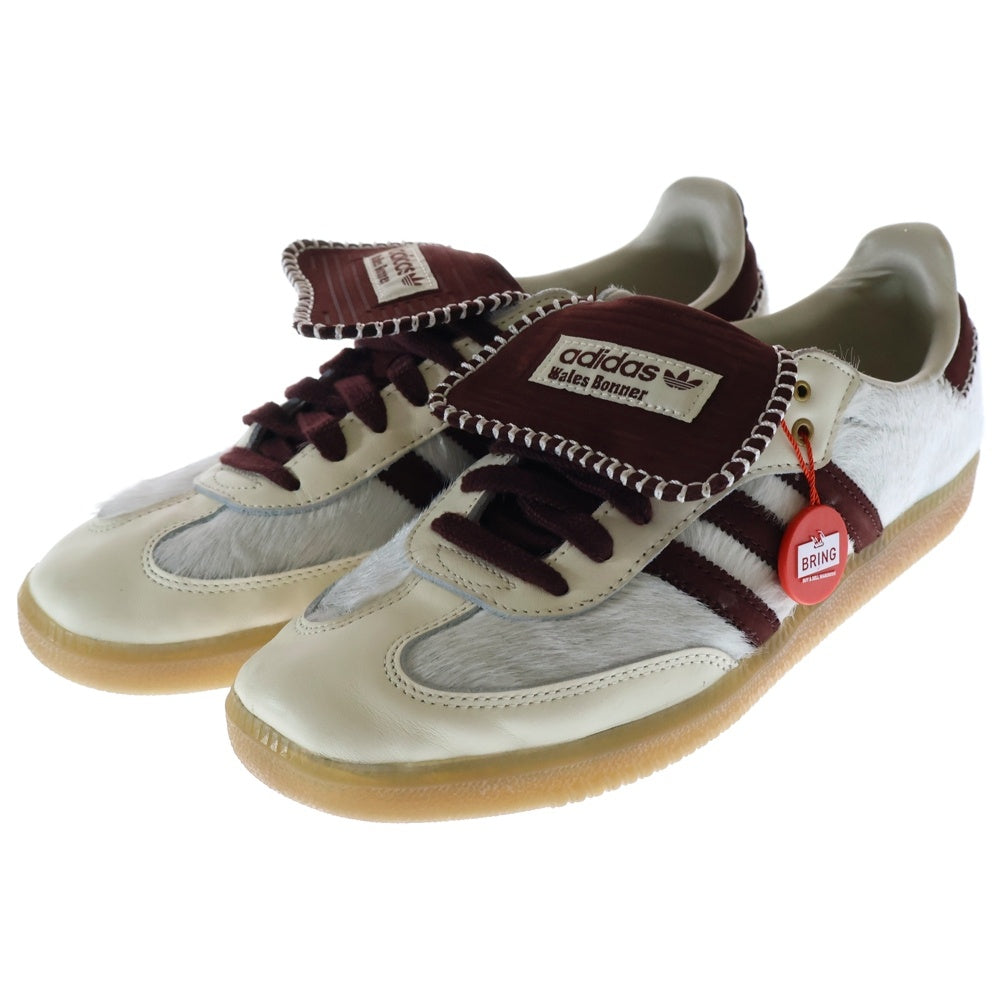 adidas(アディダス) ×Wales Bonner Samba Pony Tonal Low ウェールズボナー サンバ ポニートーナル ローカットスニーカー ベージュ/ブラウン US10.5/28.5cm IE0586