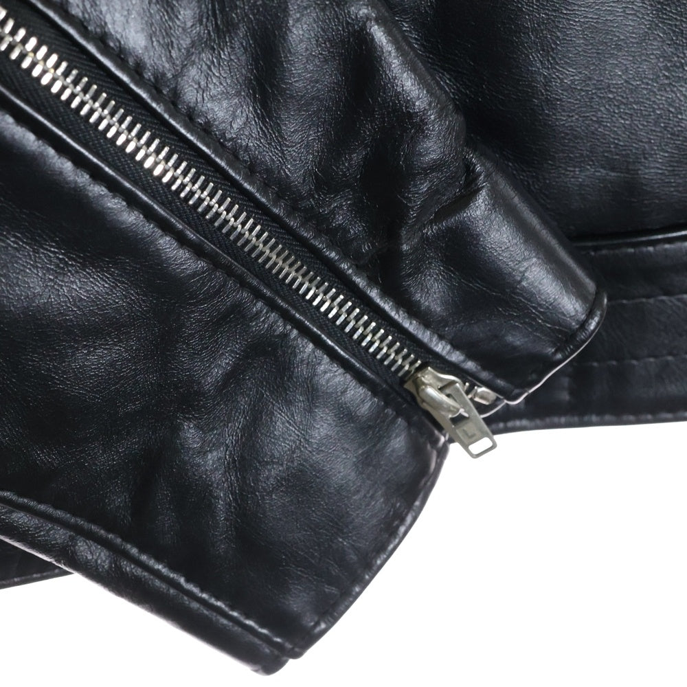 Lewis Leathers(ルイスレザー) CYCLONE 391T LIGHTNING TIGHT FIT ライトニング タイトフィット カウハイド ダブルライダース レザージャケット ブラック