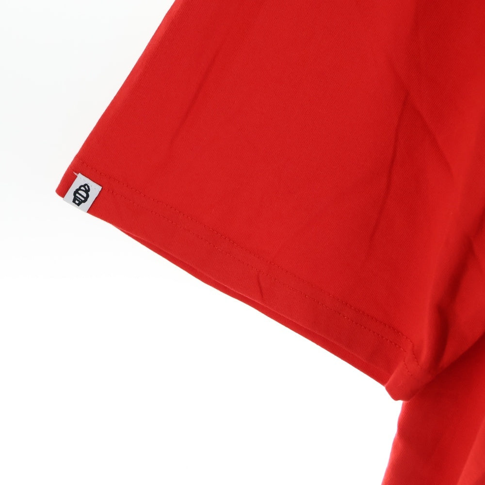 ICE CREAM(アイスクリーム) フロントプリント 半袖Tシャツ カットソー レッド 431-1200