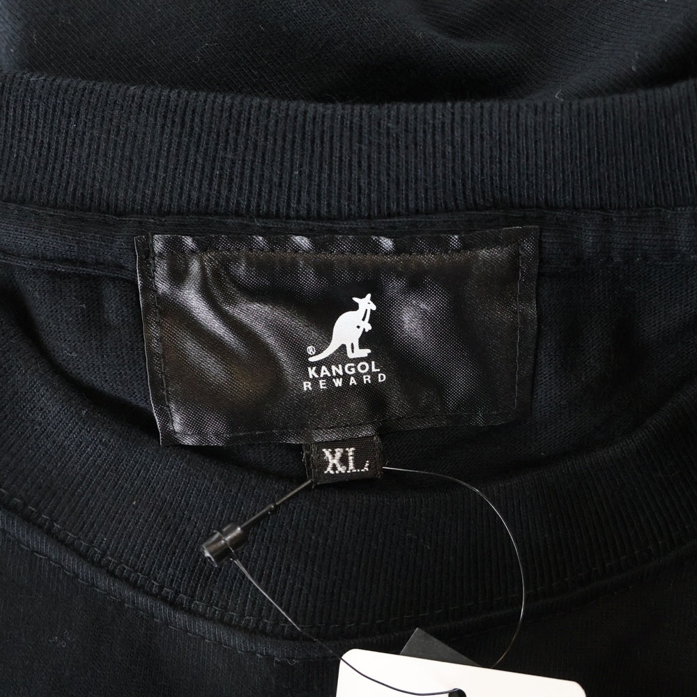 KANGOL(カンゴール) ×渡辺シスターズ フォトプリント半袖Tシャツ カットソー ブラック KR21INF020