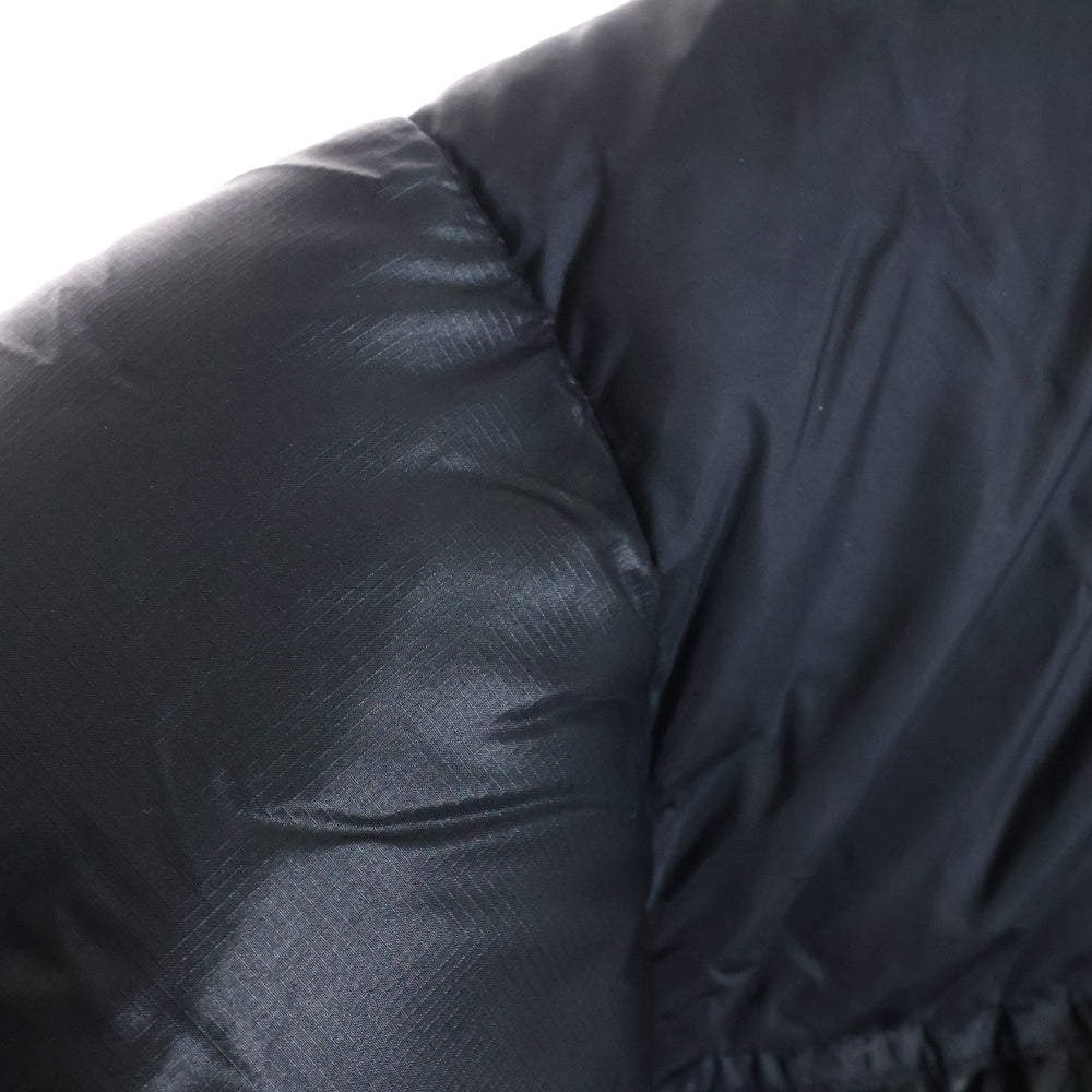 THE NORTH FACE(ザノースフェイス) NUPTSE DOWN JACKET ヌプシ ジップアップダウンジャケット センターロゴ ブラック ND01001