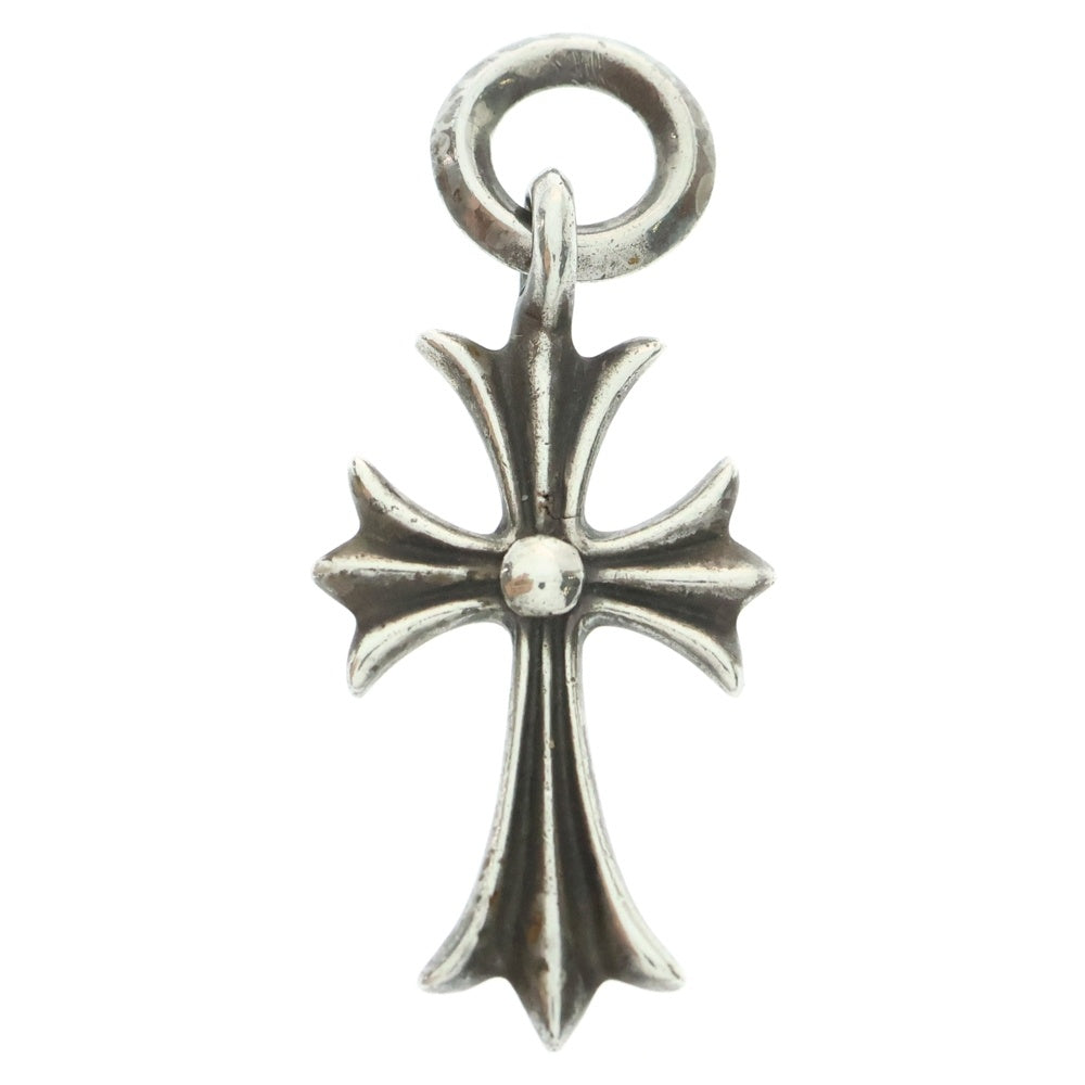 CHROME HEARTS(クロムハーツ) TINY CH CROSS P DMND タイニーCHクロス チャーム アフター パヴェ ダイヤ ネックレストップ シルバー BCA382
