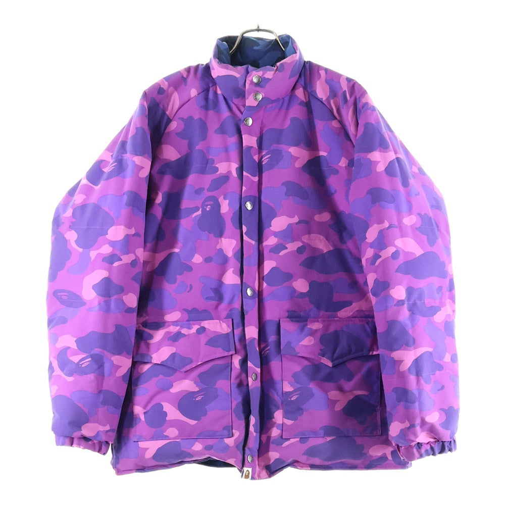 A BATHING APE(アベイシングエイプ) Kamo Down Jacket Reversible カモ ダウンジャケット マルチ リバーシブル