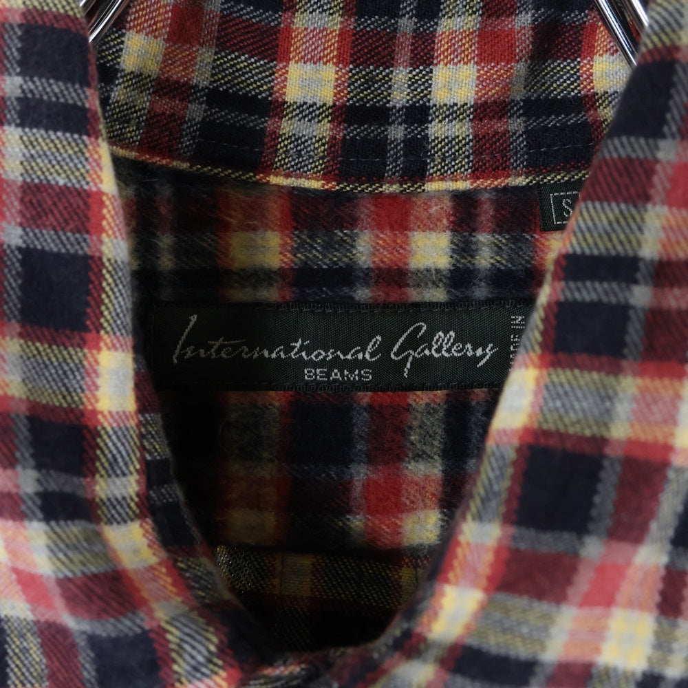 INTERNATIONAL GALLERY BEAMS(インターナショナルギャラリー ビームス) コットン 長袖チェックシャツ マルチカラー