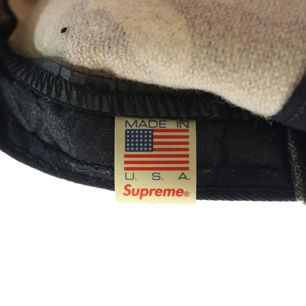 SUPREME(シュプリーム) 17AW Camo Wool Camp Cap カモウールキャンプキャップ ボックスロゴ 迷彩 帽子 カーキ